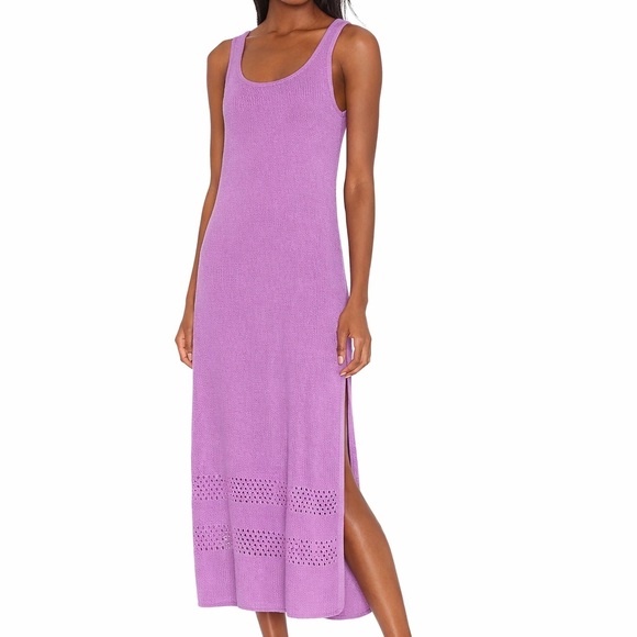 Seafolly Other - Anthropologie Seafolly Austrailia Lilac Terrain Beach Cover Up Dress M NEW
